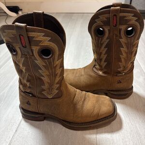 Rocky Long Range Western Waterproof Boot RKW0278 size 8W